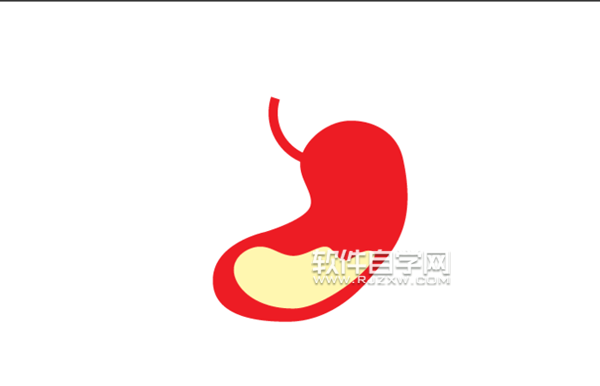 ai怎么画胃图标