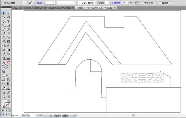 ai怎么设计小房子简笔画