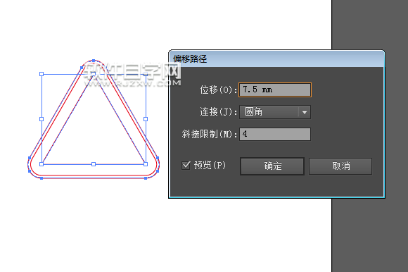 ai怎么画当心触电标识