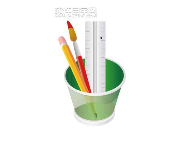 ai怎么画笔筒图案