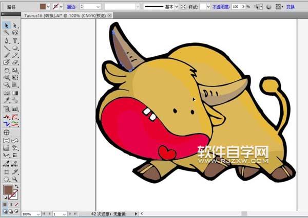 ai怎么画金牛座图案