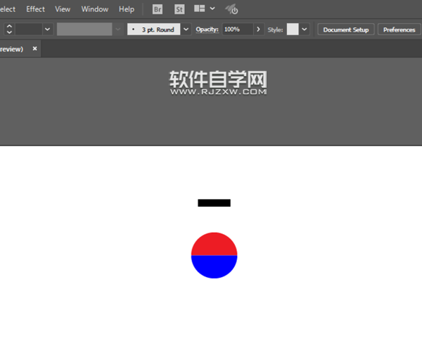 ai怎么画韩国国旗