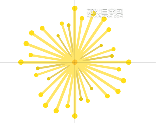 ai怎么画含羞草的花