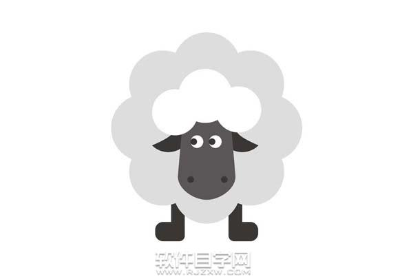 ai怎么画小羊肖恩简笔画