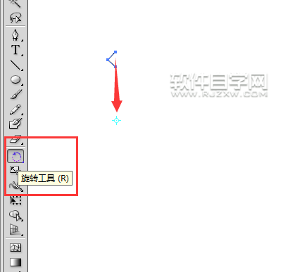ai怎么旋转线条