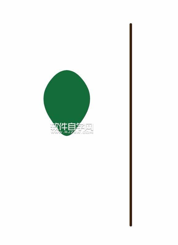 AI怎么画小树苗插画
