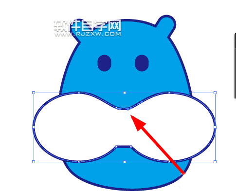 ai怎么画河马头像