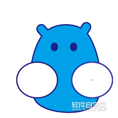 ai怎么画河马头像