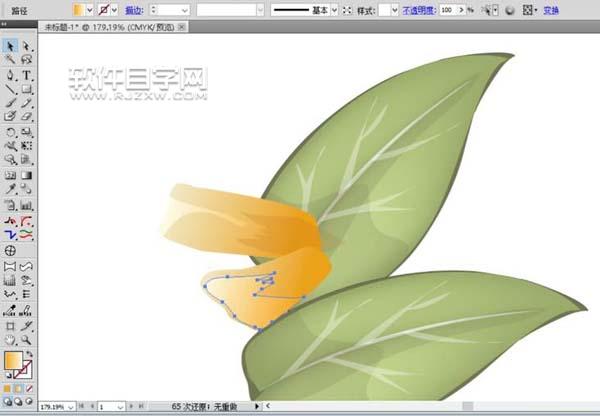 ai怎么画紫薇花的形状