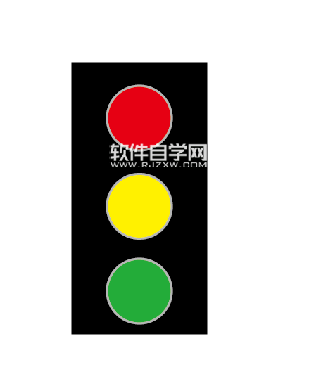 ai怎么画红绿灯交通标志