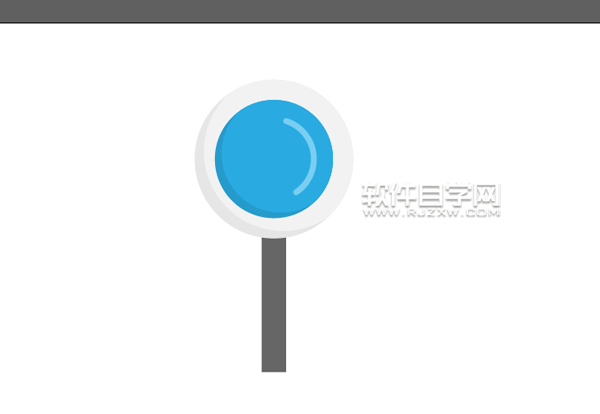 AI怎么画放大镜标识