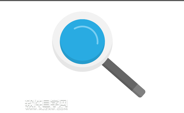 AI怎么画放大镜标识