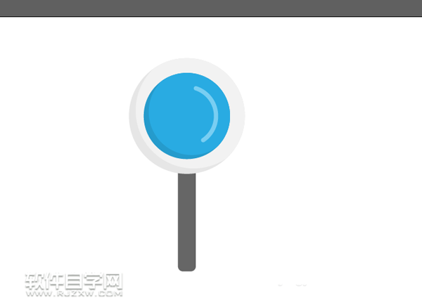 AI怎么画放大镜标识