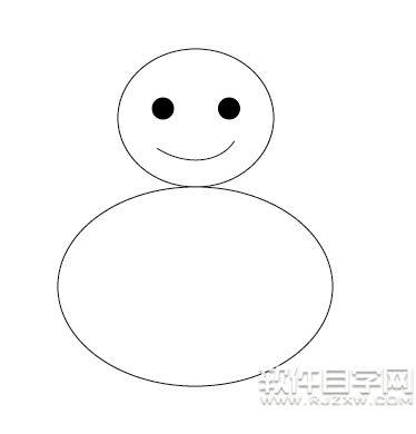 ai怎么绘制简易雪人