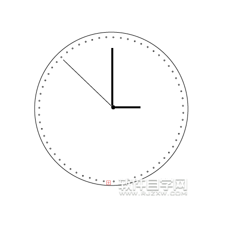 AI怎么绘制简洁数字时钟？