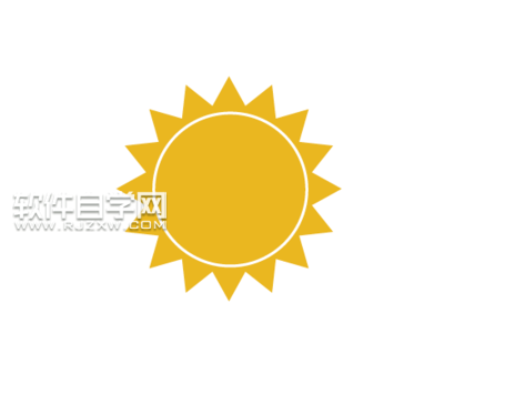 ai怎么绘制卡通太阳效果