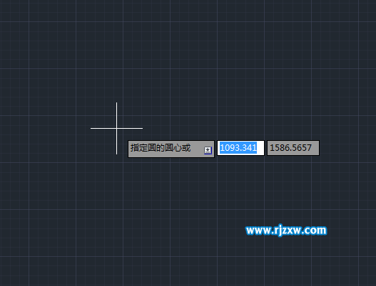 CAD以直径参数画圆的方法