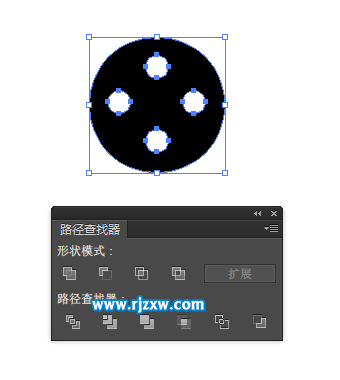 用AI差集怎么进行对象挖空