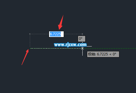 cad2016怎么画固定长度直线