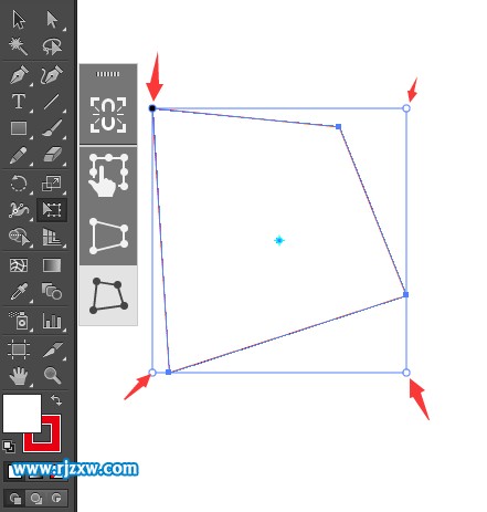 AI自由扭曲工具怎么使用介绍