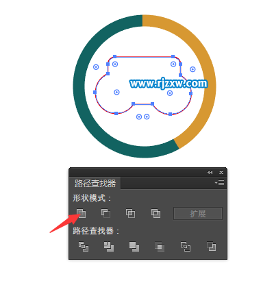 AI绘制游戏中心UI图标教程