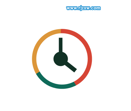 AI绘制时钟UI图标