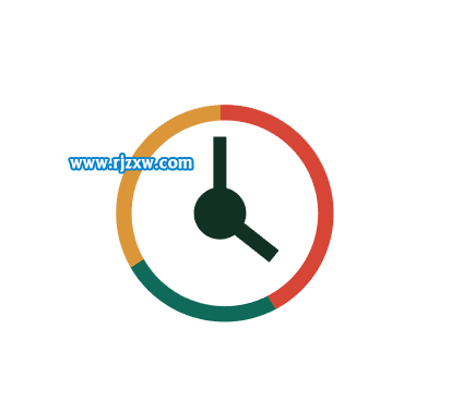 AI绘制时钟UI图标