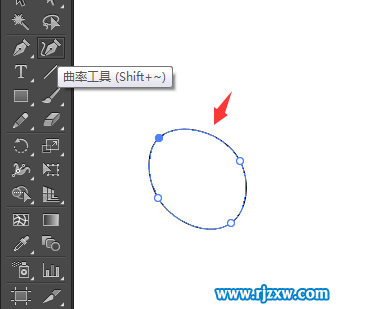 AI曲率怎么删除与增加锚点
