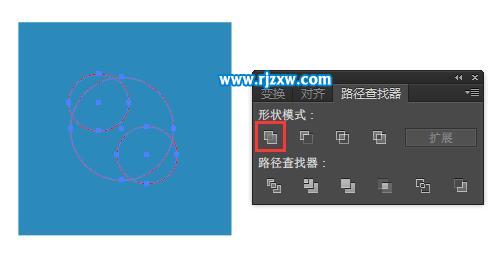 Skype图标怎么用AI设计