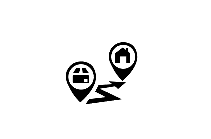 AI怎么制作商店到家的路径图标