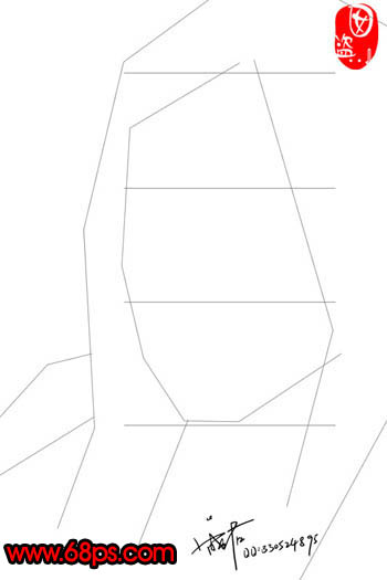 PS绘制金发美女
