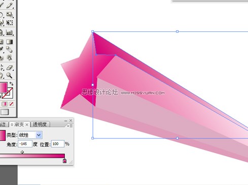 教你怎么用Illustrator制作冲击的立体五角星