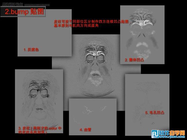 教你用3DMAX制作人物角色复杂贴图讲解