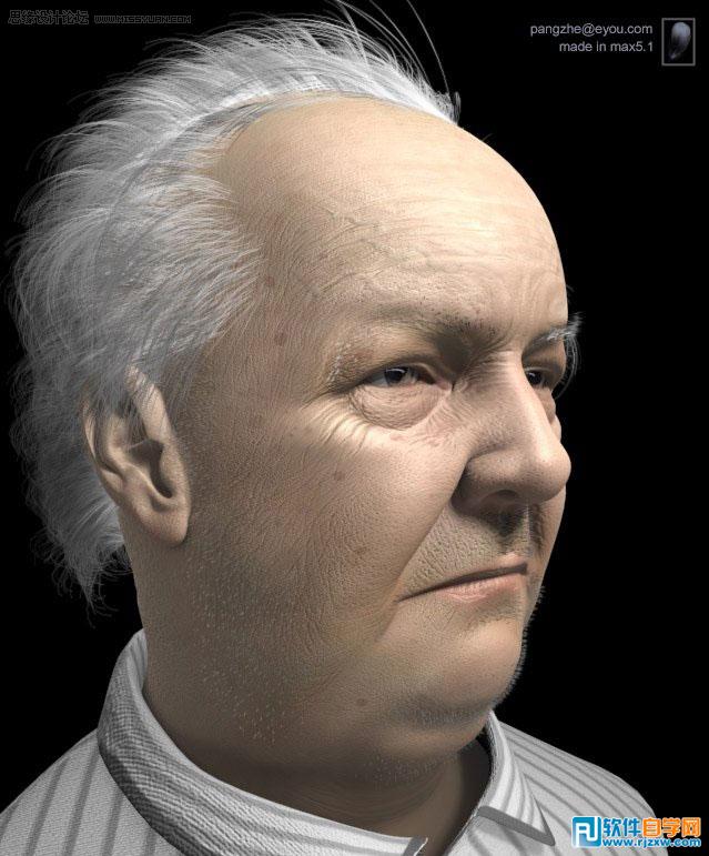 教你用3DMAX制作人物角色复杂贴图讲解