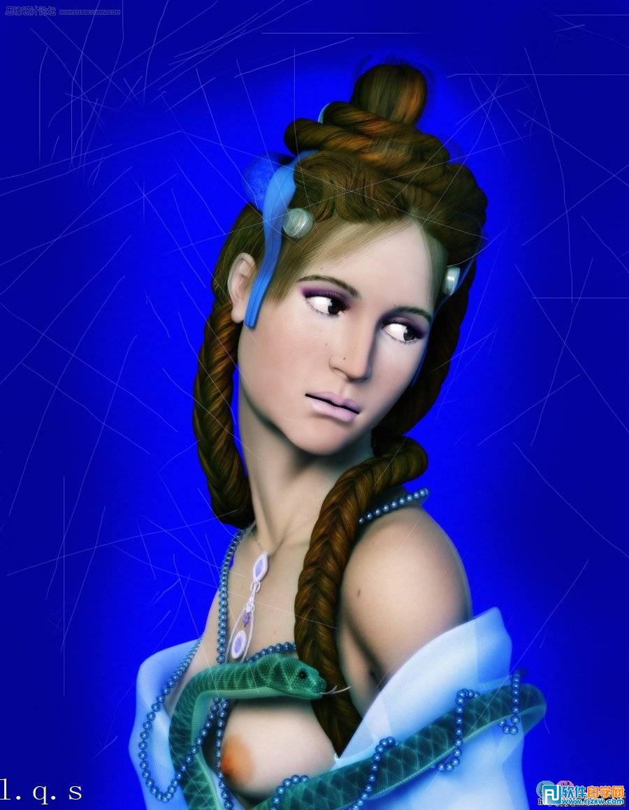 教你怎么用3dsMax制作美女实例过程