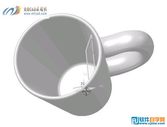 UG绘制陶瓷水杯造型