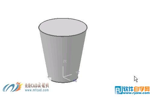 UG绘制陶瓷水杯造型