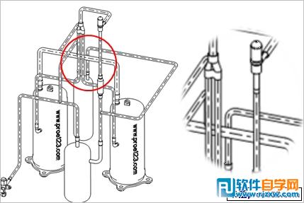 Proe工程图管道中心线显示配置选项