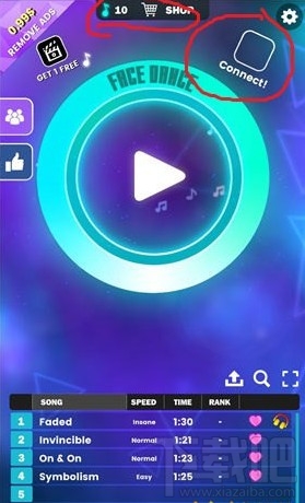 facedance怎么选歌?facedance不能选歌的原因
