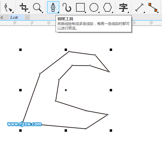 CDRX8制作手形主题的MONEY标志教程