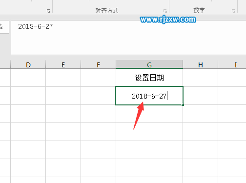 EXCEL2016设置日期格式的方法