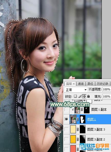 photoshop暖色调 图片