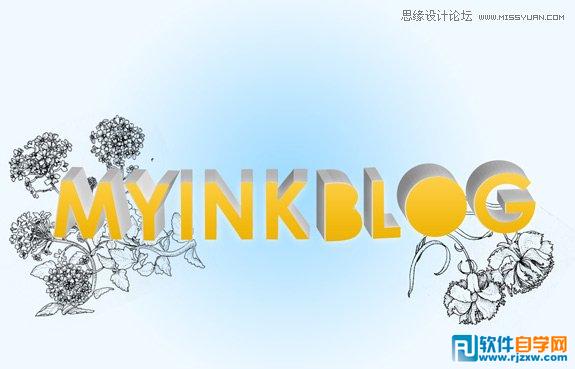 ai制作双层立体字教程