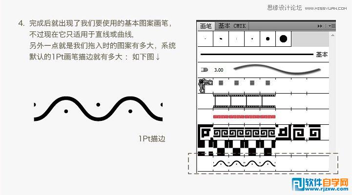 ai如何定义图案画笔