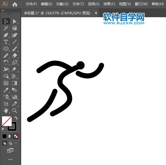 ai制作田径标识的方法与步骤