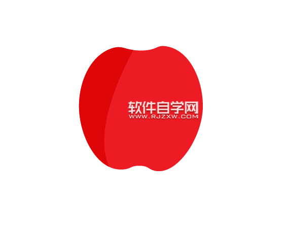 AI怎么绘制红苹果图案