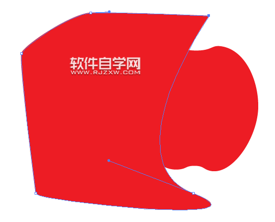 AI怎么绘制红苹果图案