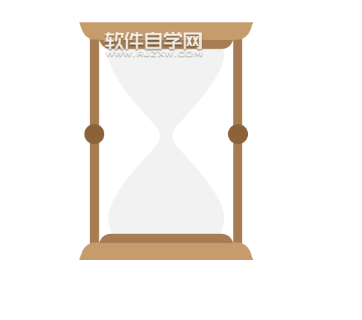 ai怎么绘制沙漏图案