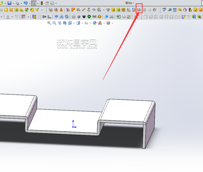 solidworks钣金折弯线显示出来的方法