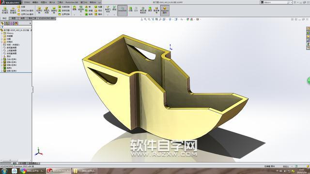SOLIDWORKS五分钟建一个壳体模